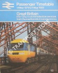 Book cover of Passenger Timetable - Great Britain: Inter-City, local and suburban services, Irish, Channel Islands, Coastal Services 14 May 1979 to 11 May 1980 by British Railways
